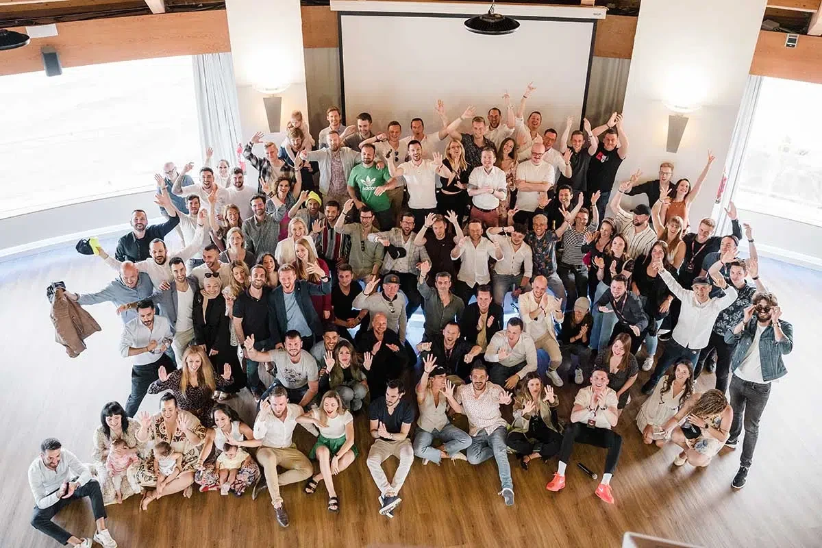 Gruppenfoto beim MasterMind-Event in Barcelona